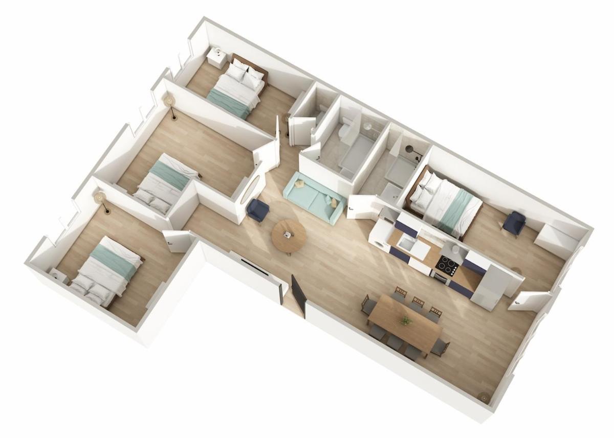 Appartement 4 Chambres Champigny-sur-Marne Exterior foto